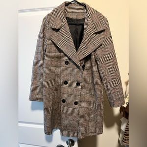 Plaid Long Blazer